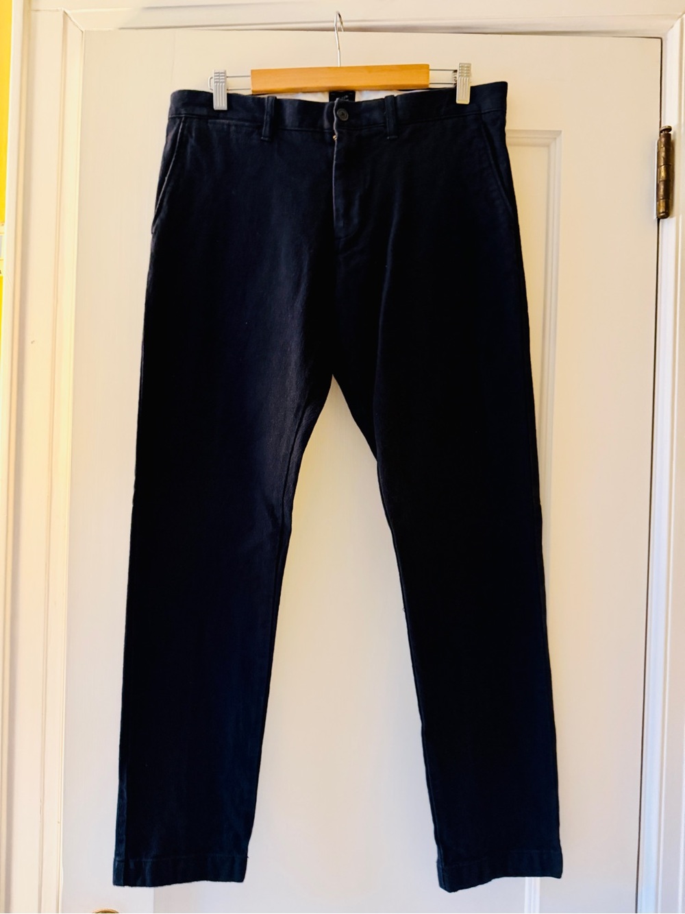 Vintage J. Crew navy 484 Slim stretch chinos 33x32